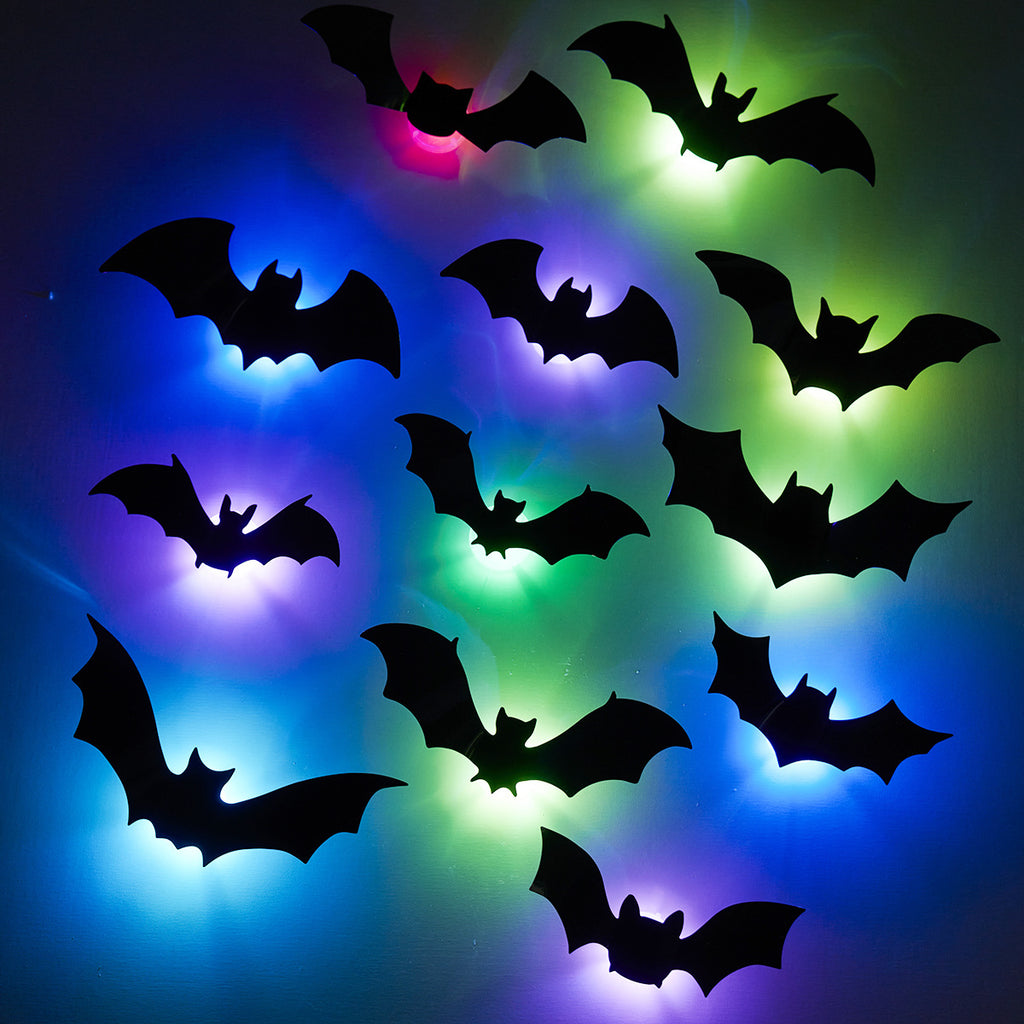 Murciélagos LED 3D | HALLOWEEN